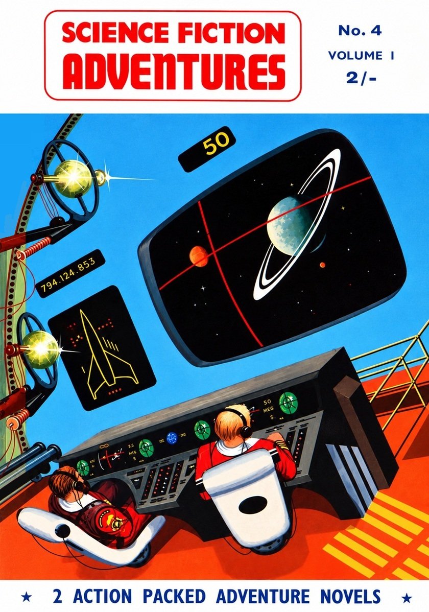 Cover of the magazine SCIENCE FICTION ADVENTURES from September 1958.