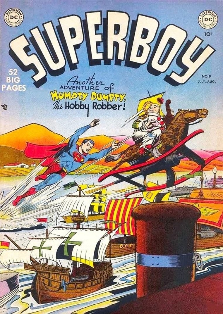 This image is a link to the PDF of the comic book SUPERBOY from July 1950.