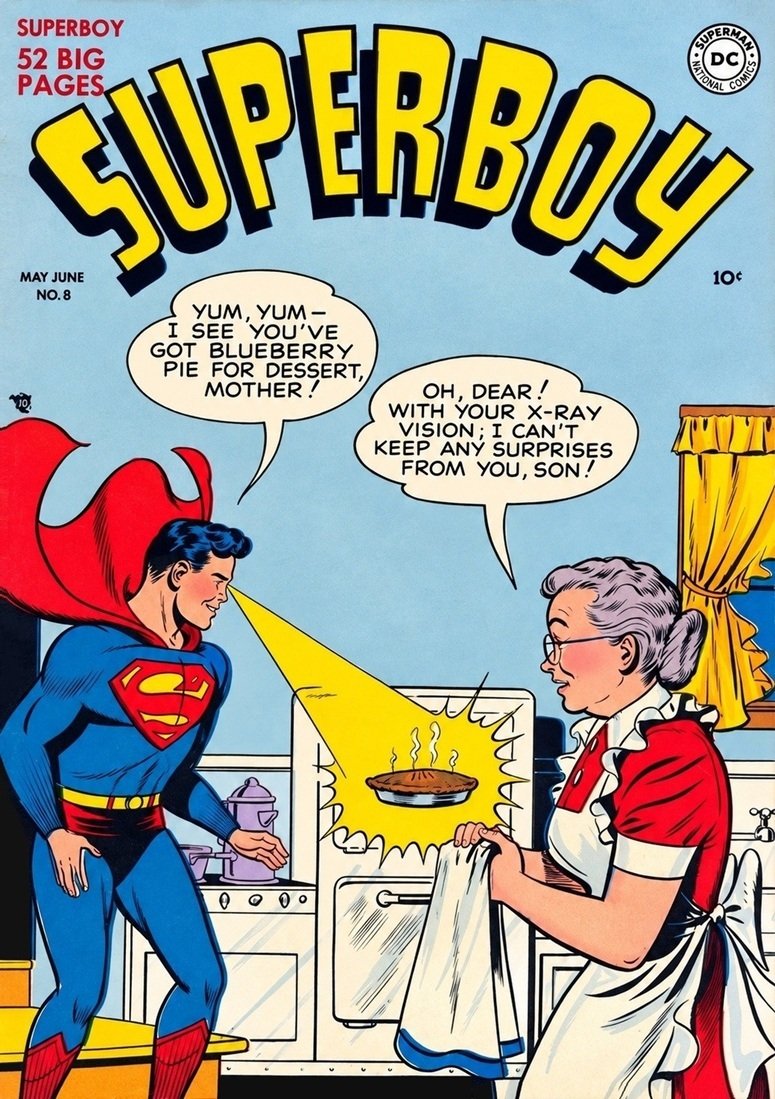 This image is a link to the PDF of the comic book SUPERBOY from May 1950.