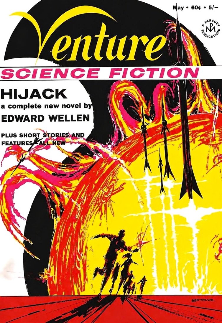 Cover of the magazine VENTURE SCIENCE FICTION from May 1970.