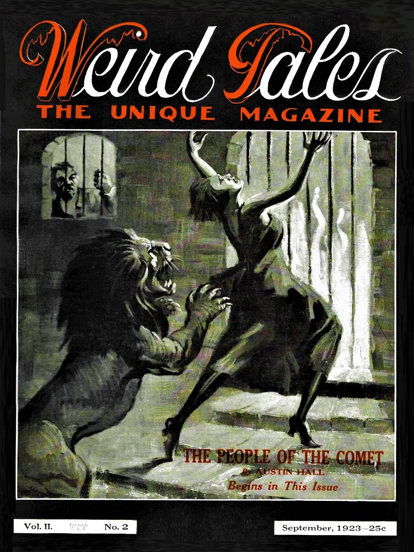 WEIRD TALES - September, 1923