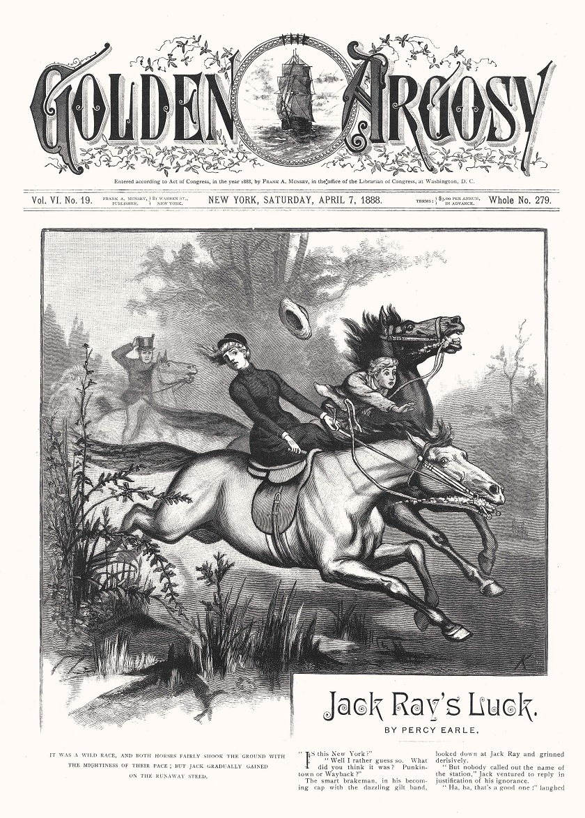 THE GOLDEN ARGOSY - April 7, 1888