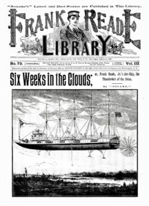 SIX WEEKS IN THE CLOUDS - By Noname, from Frank Reade Library, February 10, 1894