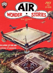 read AIR WONDER STORIES - first issue, July 1929