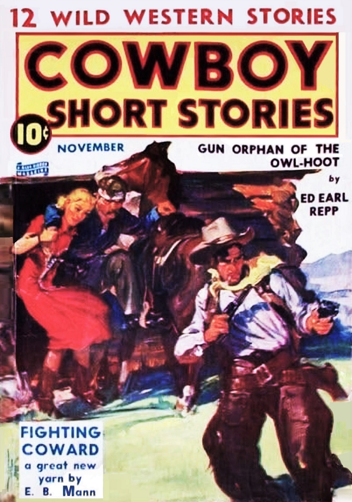 COWBOY SHORT STORIES - November 1939