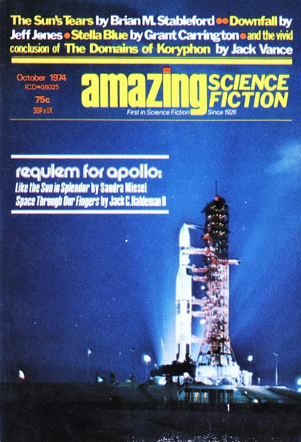 AMAZING SCIENCE FICTION - October 1974