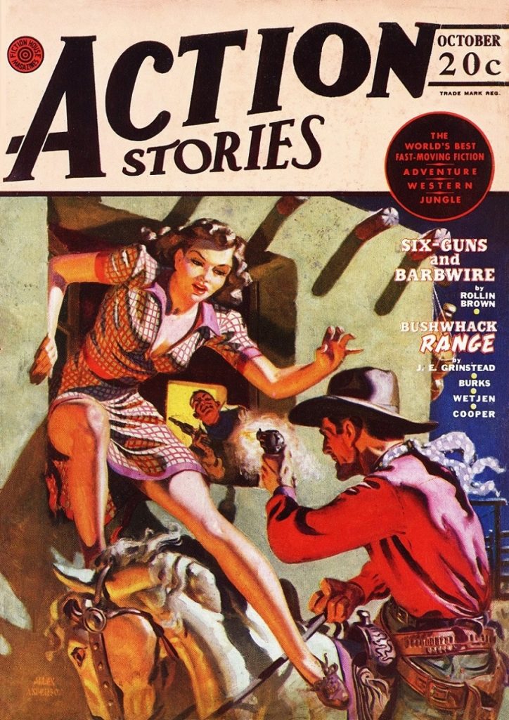 ACTION STORIES - October 1942