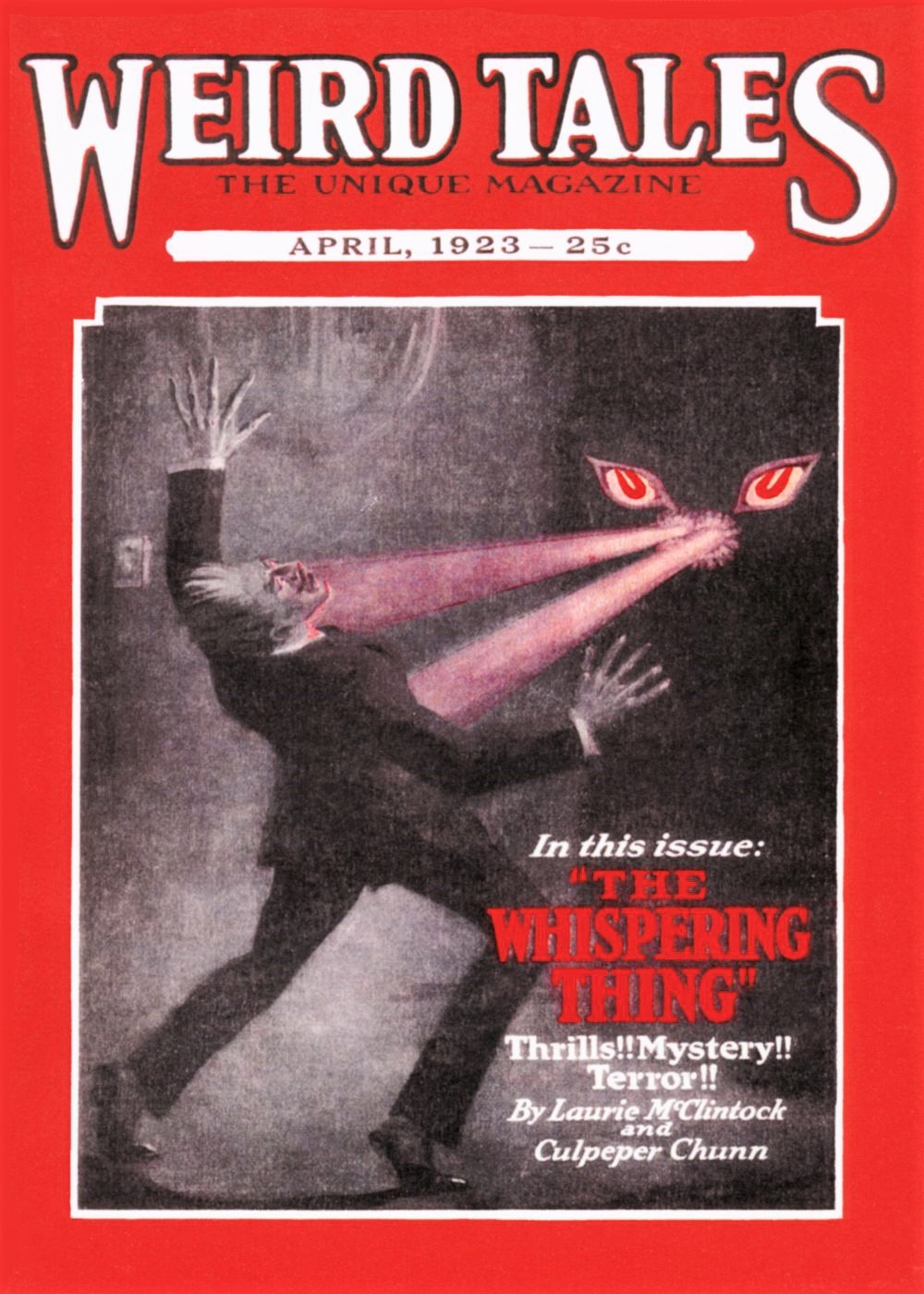 WEIRD TALES - April 1923