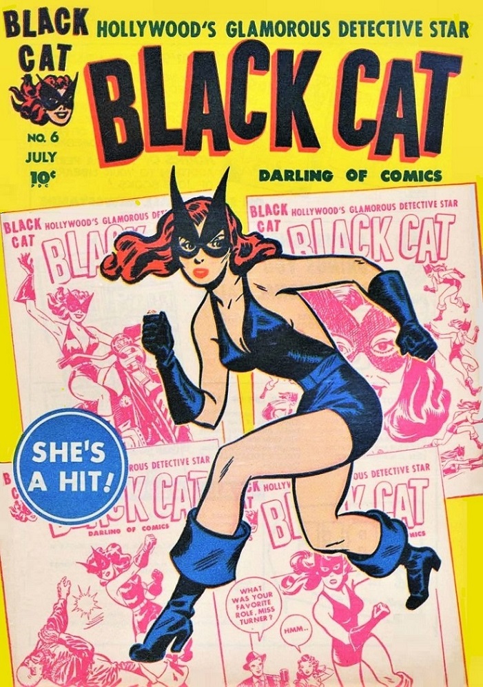 BLACK CAT DARLING OF COMICS - June 1947