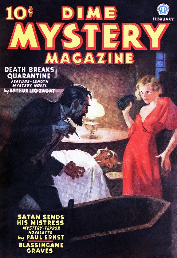 DIME MYSTERY MAGAZINE - February 1937