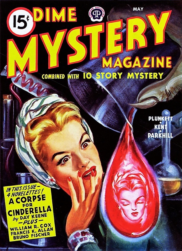 DIME MYSTERY MAGAZINE - May 1945