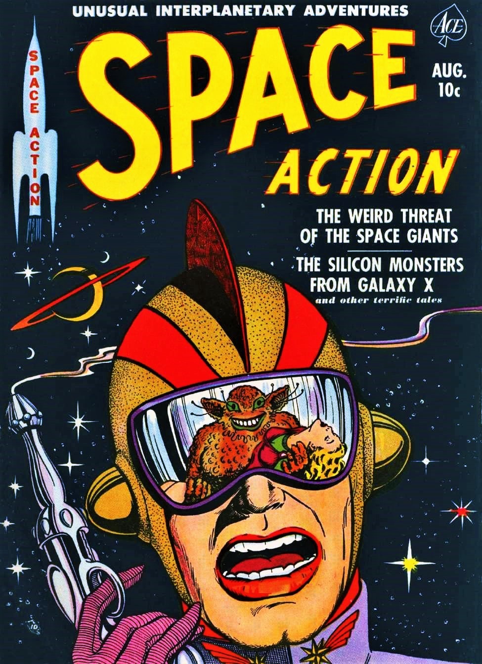 read SPACE ACTION comic book