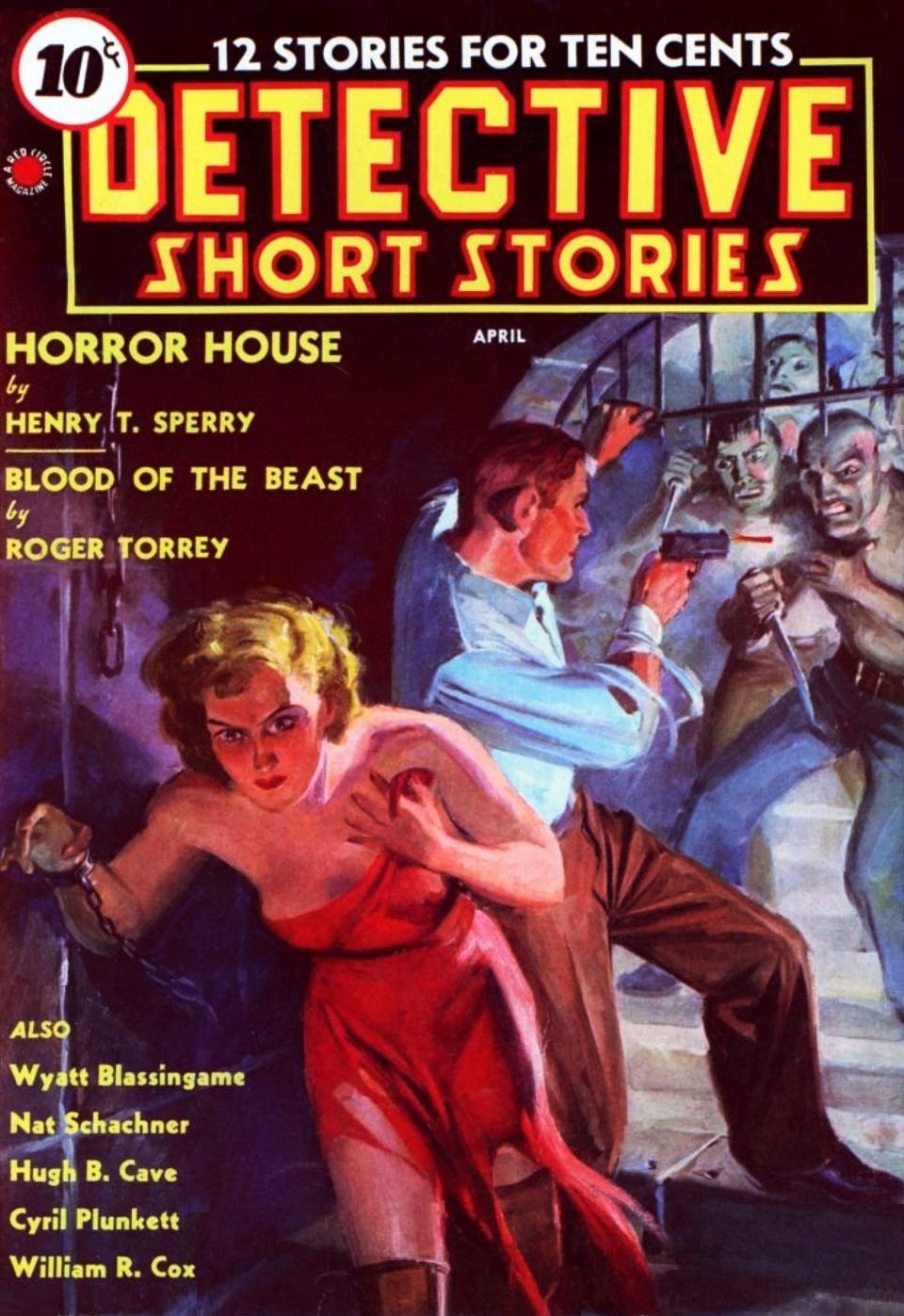 DETECTIVE SHORT STORIES - April 1938