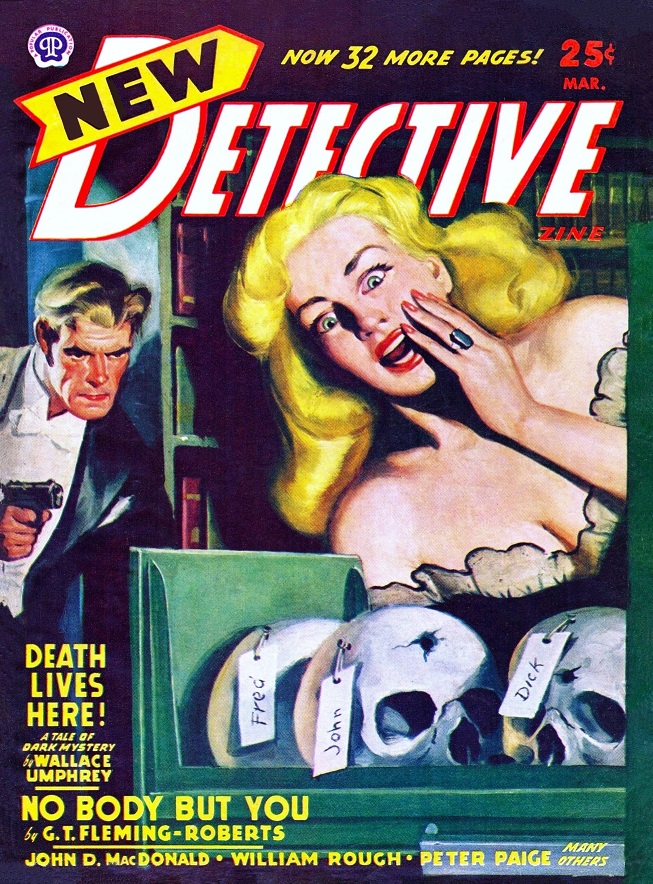 NEW DETECTIVE MAGAZINE - March 1948