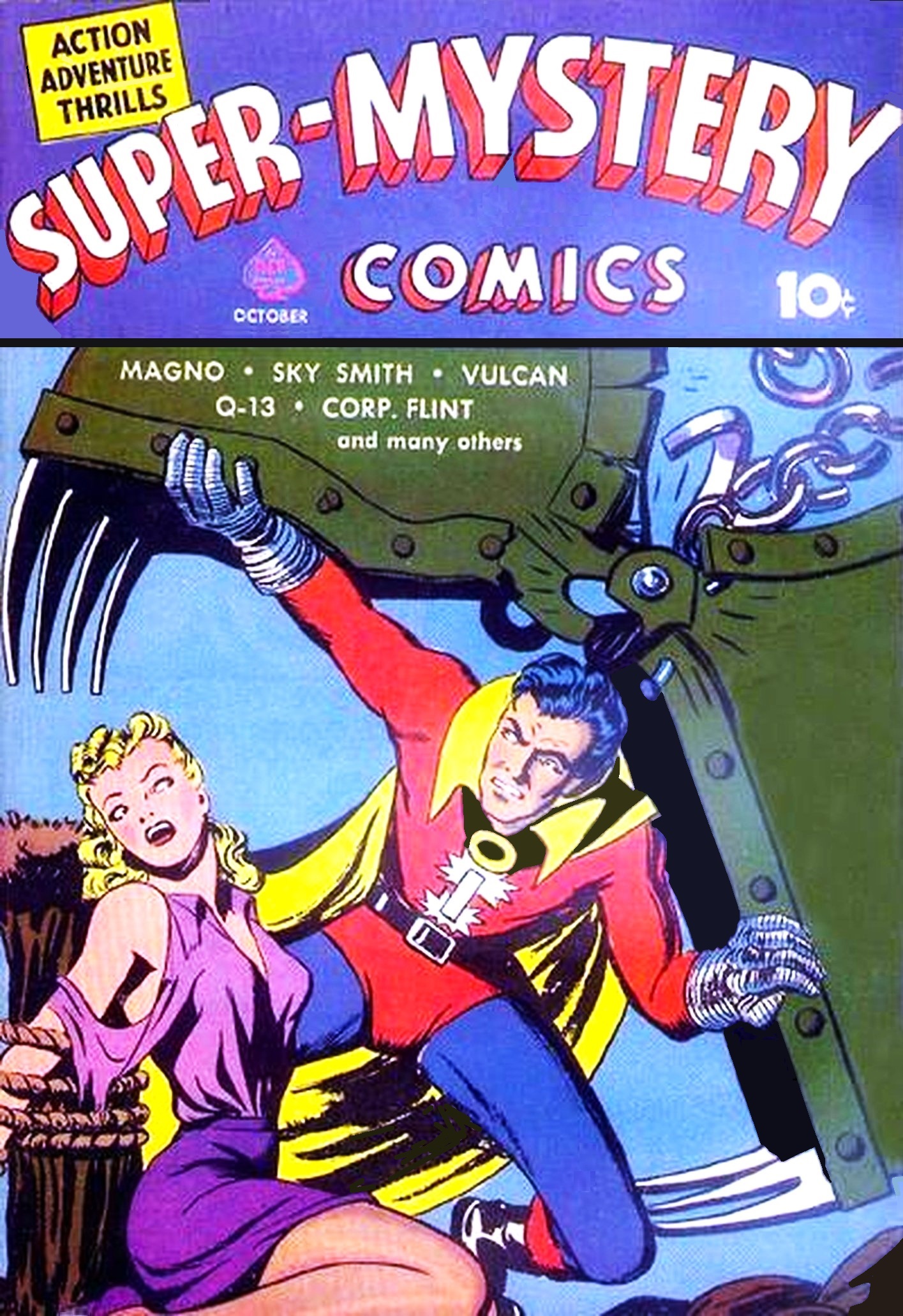 SUPER-MYSTERY COMICS - October 1940