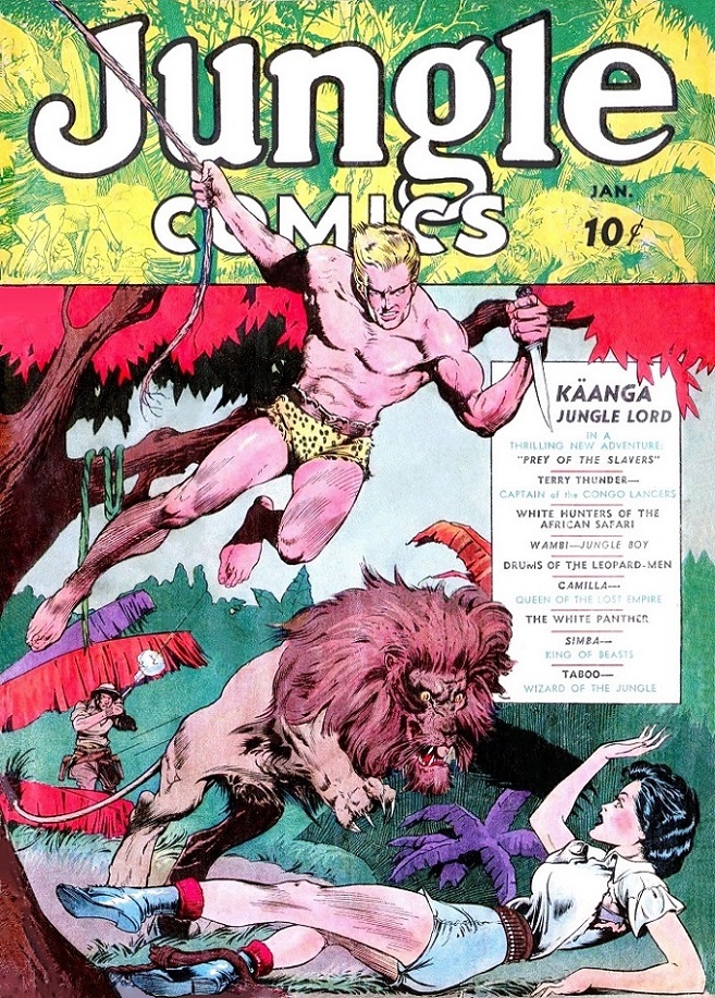 JUNGLE COMICS - First issue, January 1940