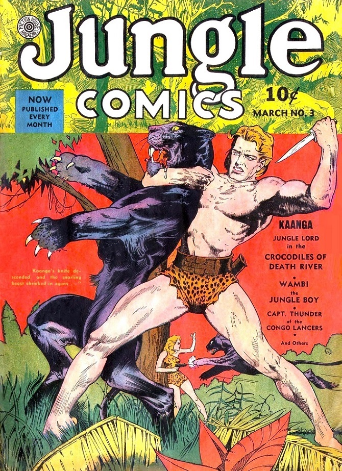 JUNGLE COMICS - March 1940