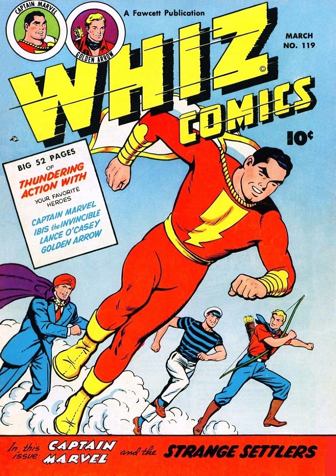 WHIZ COMICS - March 1950